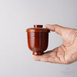 越前漆器 千筋箸洗椀 7.5cm/170ml [食洗機対応] Echizen Studio1156