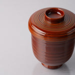 越前漆器 千筋箸洗椀 7.5cm/170ml [食洗機対応] Echizen Studio1156