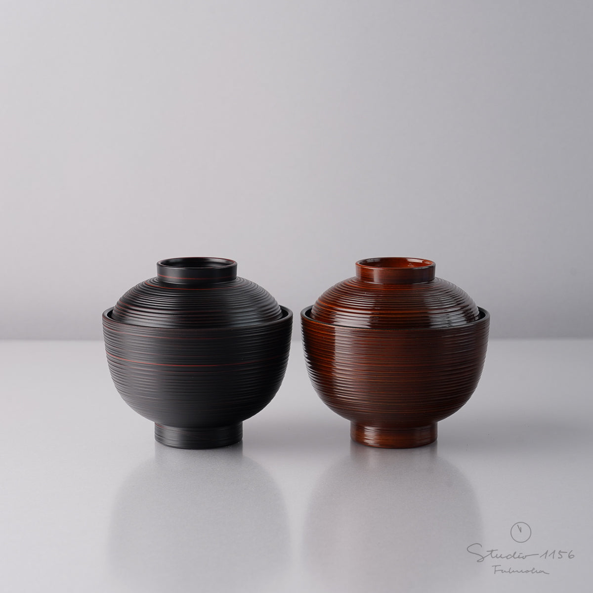 越前漆器 提灯型小吸椀 9.5cm/250ml [食洗機対応] Echizen Studio1156