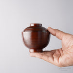 越前漆器 提灯型小吸椀 9.5cm/250ml [食洗機対応] Echizen Studio1156