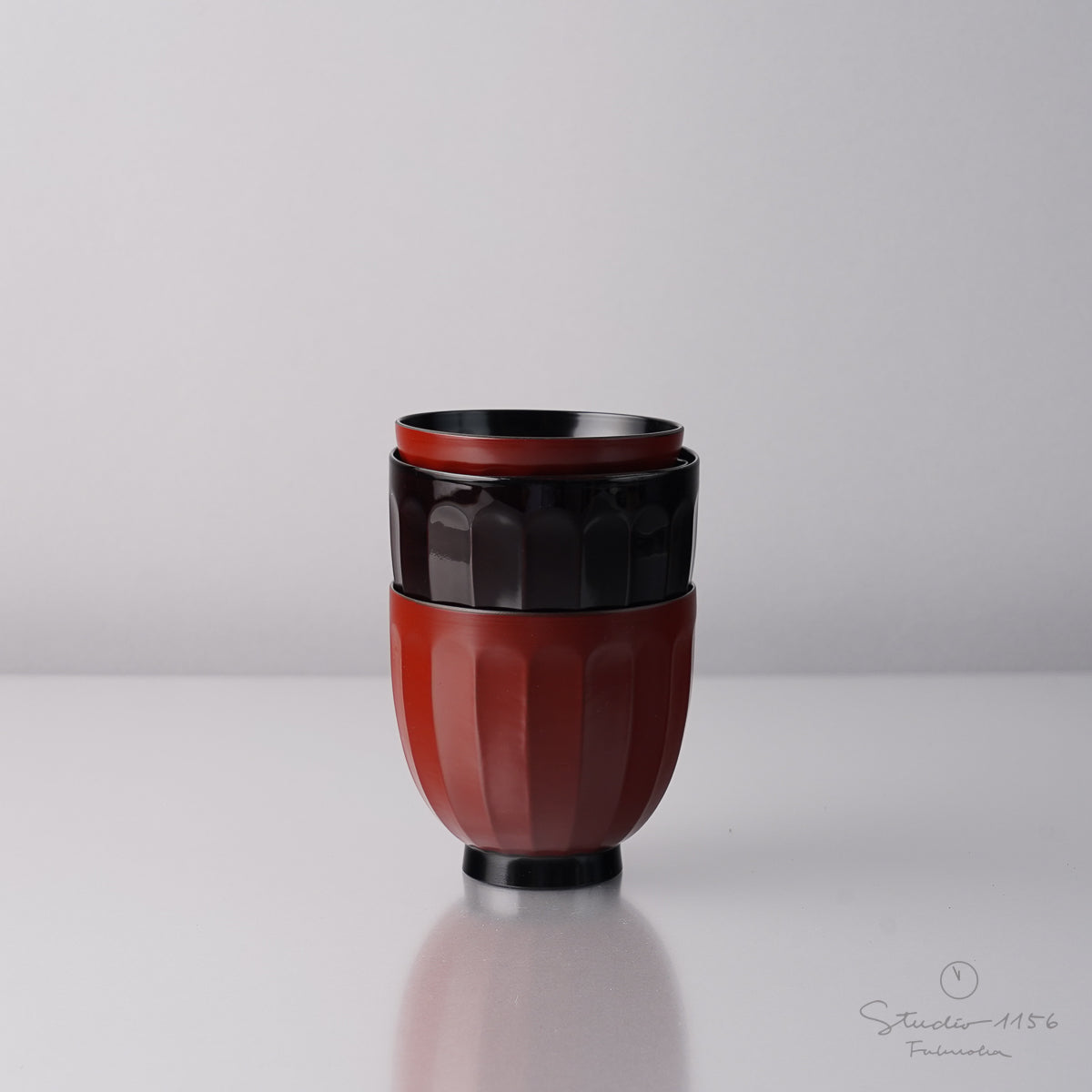 越前漆器 菊型箸洗椀 200ml [食洗機対応] Echizen Studio1156