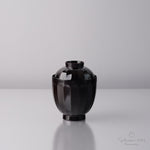越前漆器 菊型箸洗椀 200ml [食洗機対応] 溜内黒 Echizen Studio1156