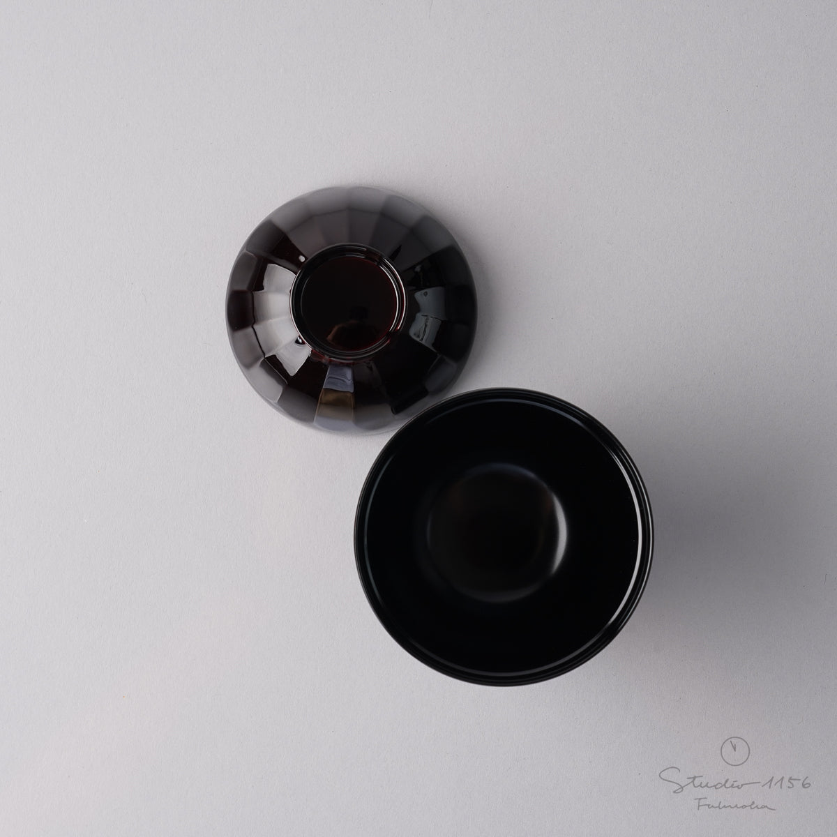 越前漆器 菊型箸洗椀 200ml [食洗機対応] Echizen Studio1156