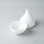 有田焼 ホワイトマット オニオンアミューズボウル w/ Lid 6.5cm Yamahei Studio1156