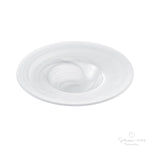 ガラス食器 水墨 リムボウル 24cm BK/WH WH 白 Yoshinuma-glass Studio1156