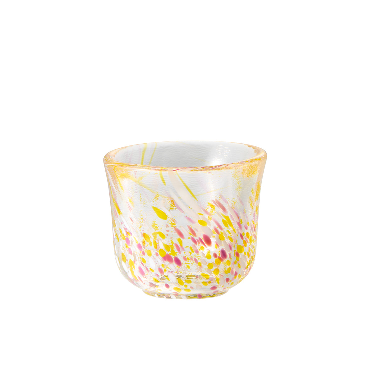 ガラス食器 色彩ぐい呑 斑紋 50ml 1R(レッド) Yoshinuma-glass Studio1156