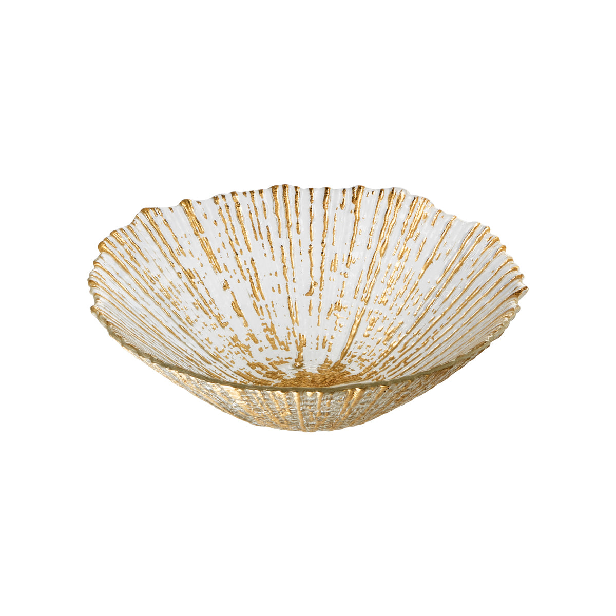 ガラス食器 フォーカス ボウル ゴールド 20.5cm/16.5cm M(16.5cm) Yoshinuma-glass Studio1156