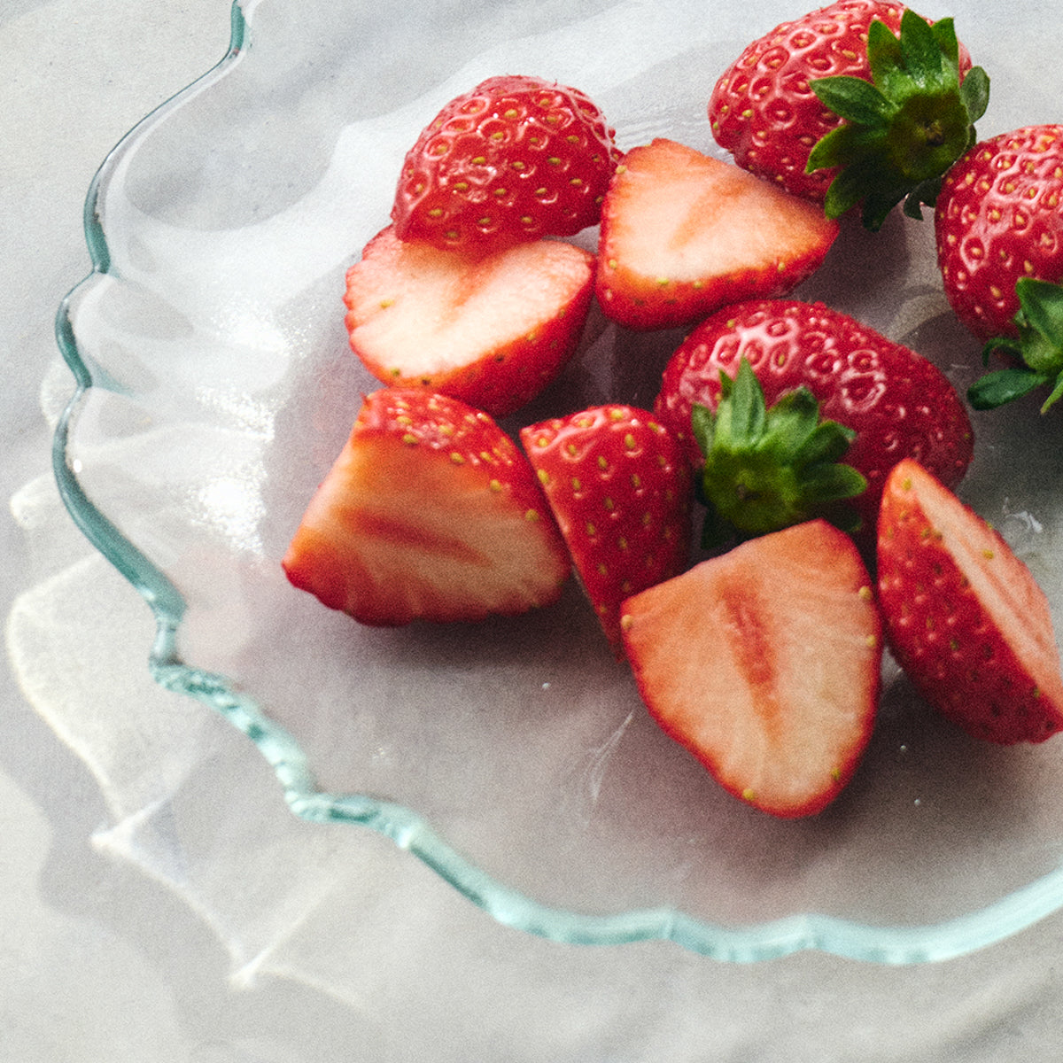 ガラス食器 アイスクイーン プレート 16.5cm [3colors] Yoshinuma-glass Studio1156
