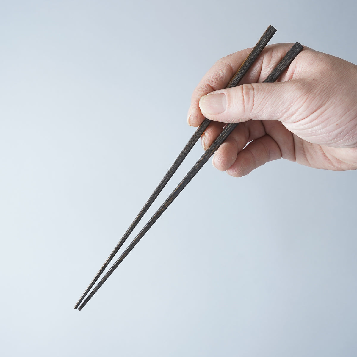 越前漆器 竹箸 細角 拭き漆(二度塗り) 23.5cm Yamayo Studio1156