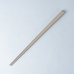越前漆器 竹箸 細角 拭き漆(二度塗り) 23.5cm 白漆 Yamayo Studio1156