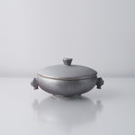 有田焼 鉄釉内白 スープカップ w/ Lid 10.5cm Zuiho Studio1156