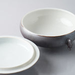 有田焼 鉄釉内白 スープカップ w/ Lid 10.5cm Zuiho Studio1156