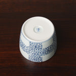 有田焼 染付 蛸唐草格子文 そば猪口(大) 220ml 有田焼 李荘窯 Studio1156