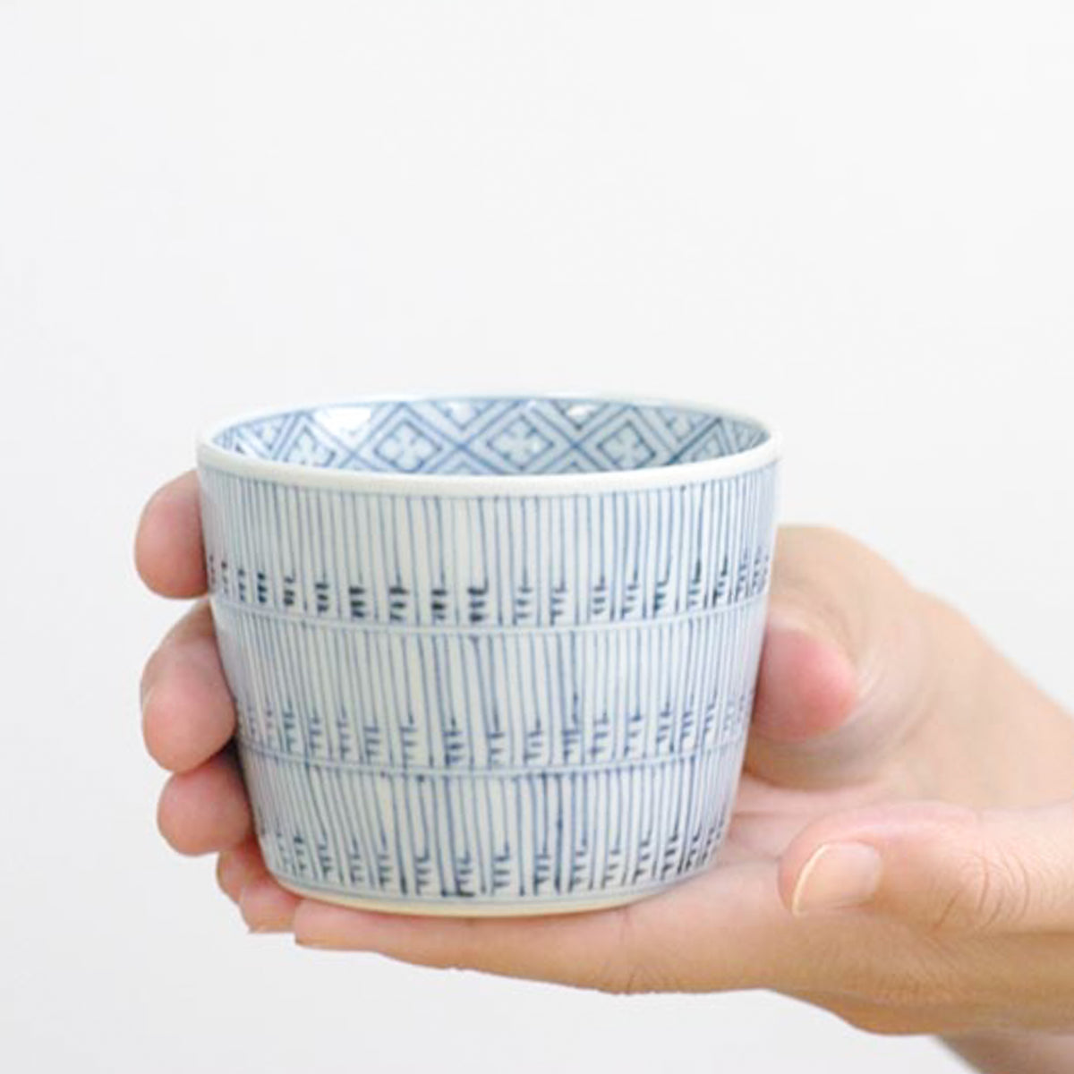 有田焼 染付 暦文 そば猪口(大) 220ml Riso Studio1156