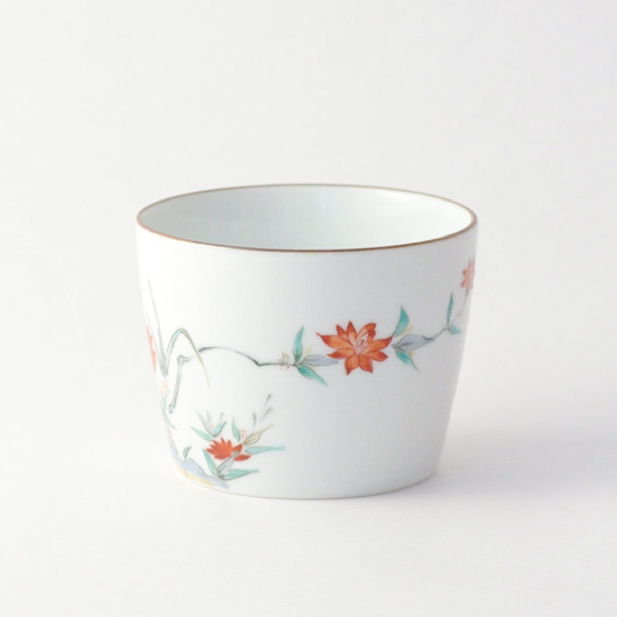 有田焼 色絵 牡丹文 そば猪口(大) 220ml Riso Studio1156