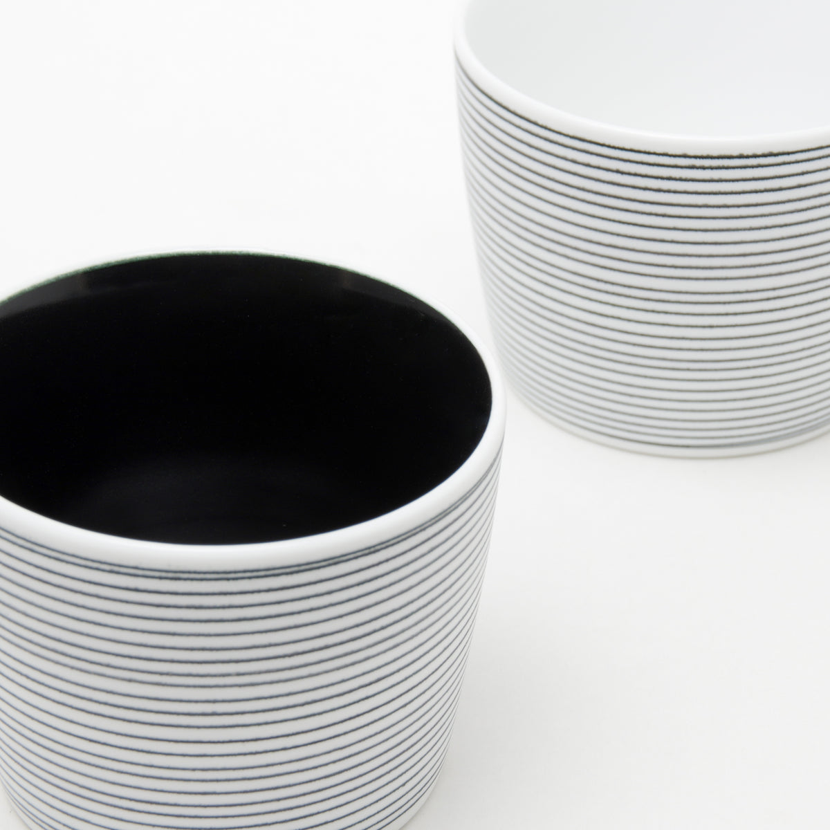 有田焼 外黒呉須象嵌そば猪口(大)内黒 220ml Riso Studio1156