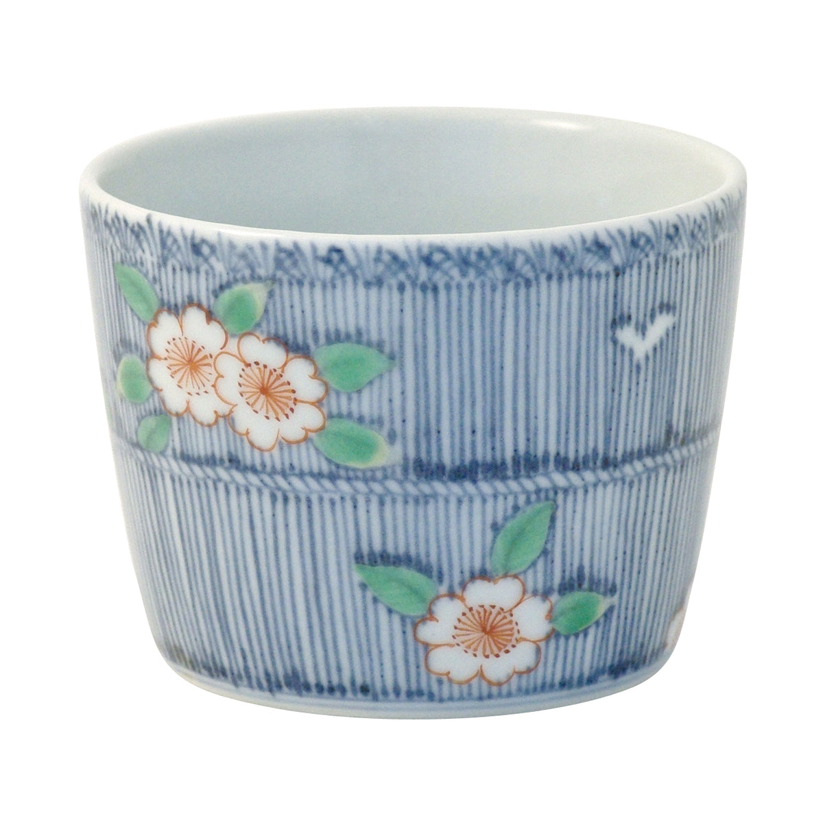 有田焼 色絵 桜柴垣文 そば猪口(大) 220ml 有田焼 李荘窯 Studio1156