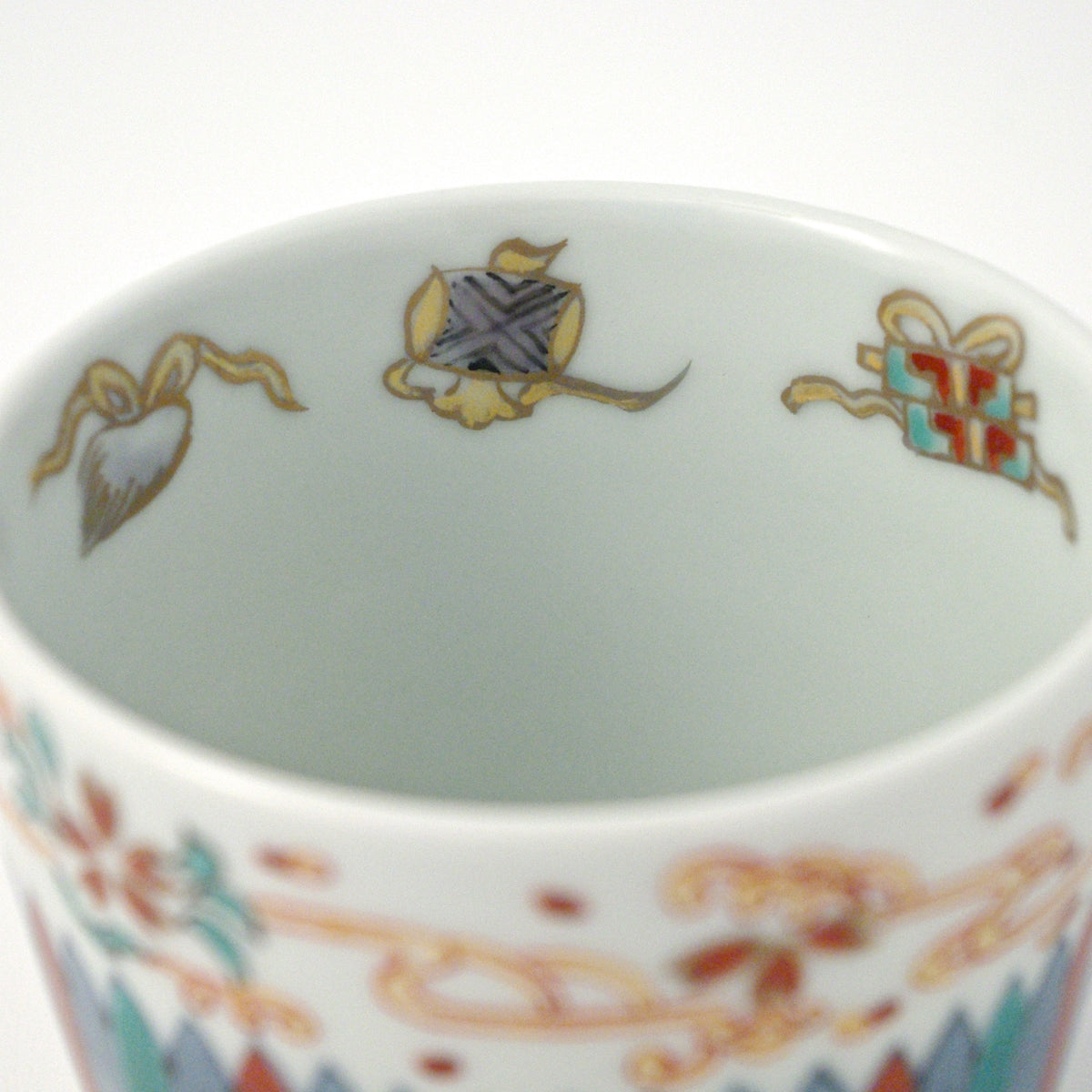 有田焼 色絵 桜剣先文 そば猪口(大) 220ml 有田焼 李荘窯 Studio1156