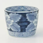 有田焼 染付 牡丹花紋 そば猪口(大) 220ml Riso Studio1156