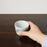有田焼 染付 枝垂桜文 そば猪口(大) 220ml Riso Studio1156