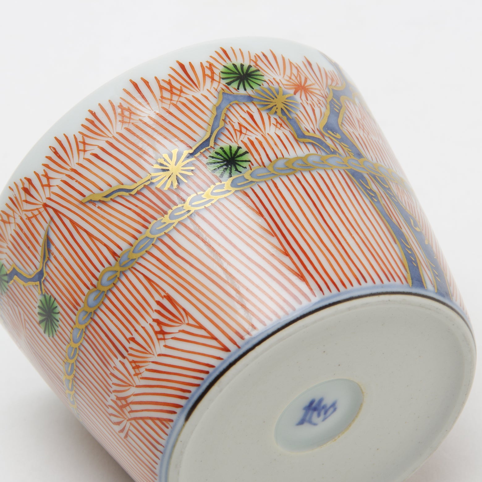 有田焼 色絵 松桜芝垣文 そば猪口(大) 220ml Riso そば猪口 Studio1156