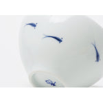 有田焼 メダカ 平仙茶(青/内8匹) 180ml Riso Studio1156