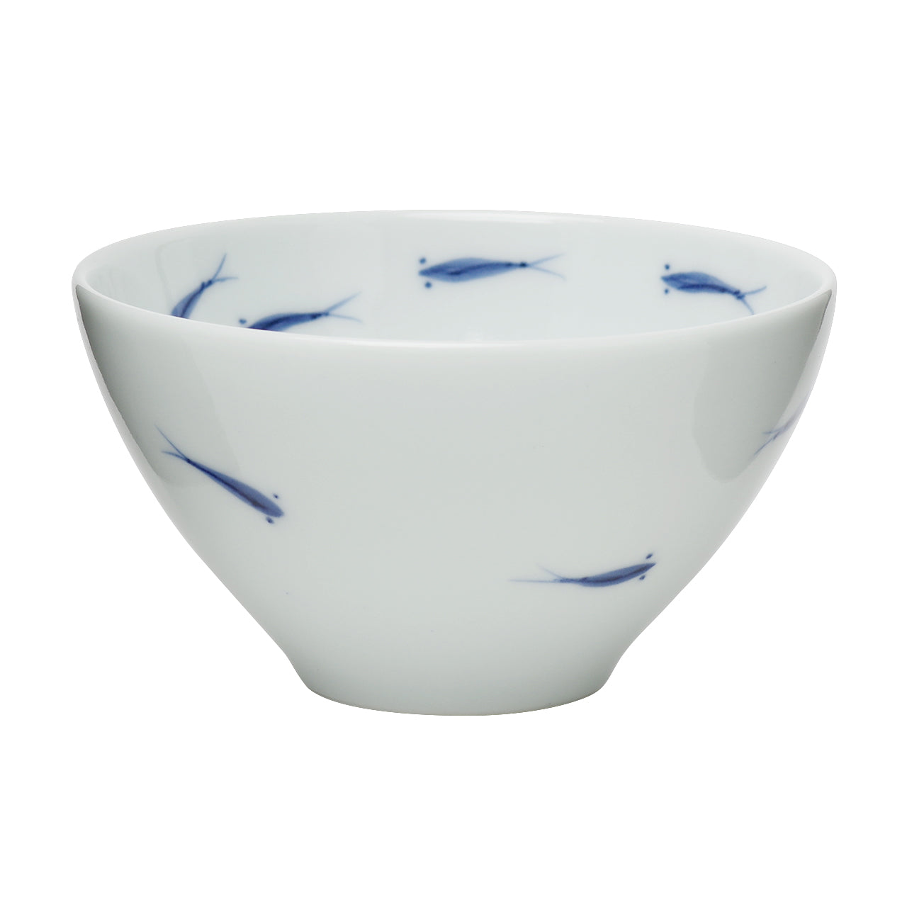 有田焼 メダカ 平仙茶(青/内8匹) 180ml 有田焼 李荘窯 Studio1156