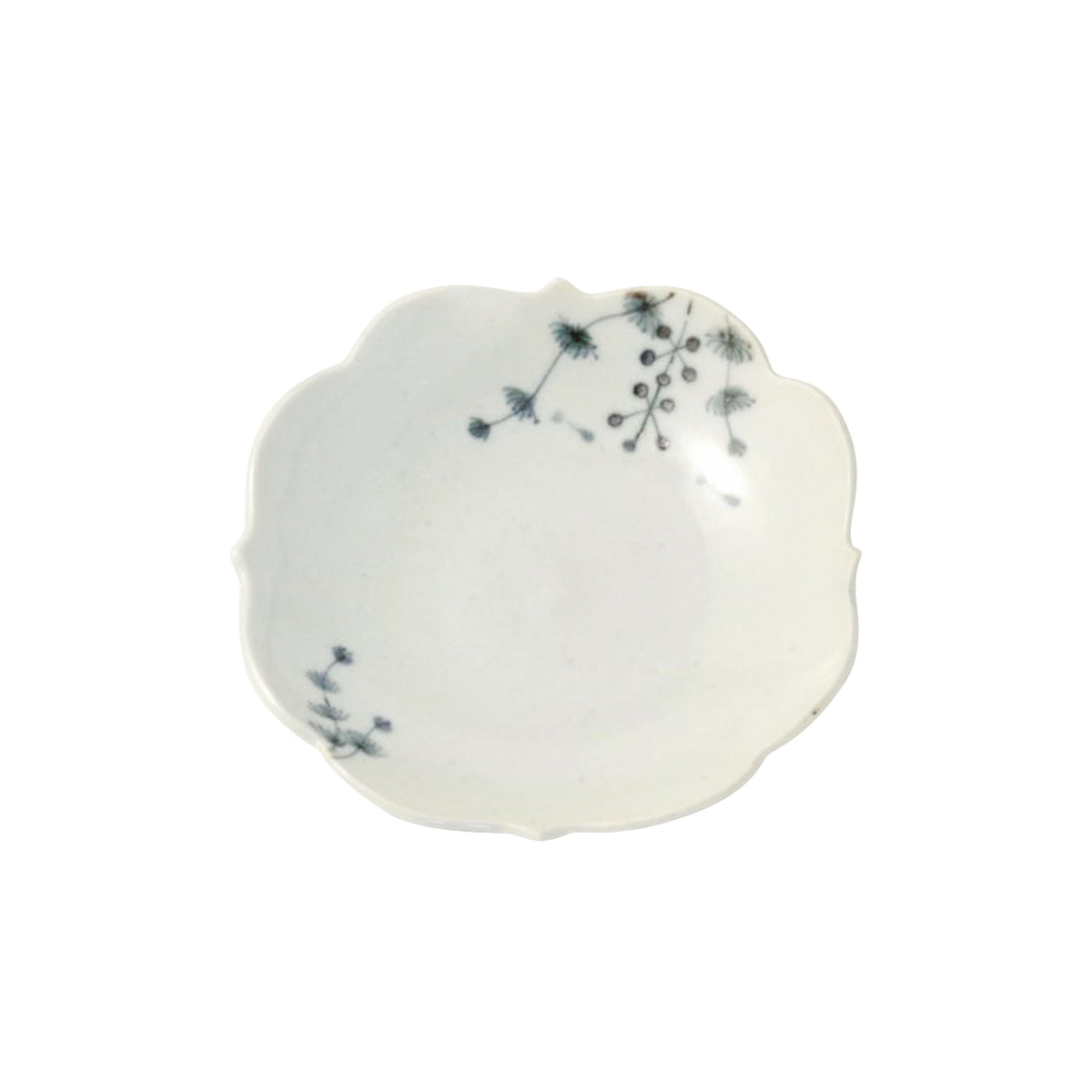 有田焼 染付水草 四稜小皿 10.5cm ARITA PORCELAIN LAB Studio1156