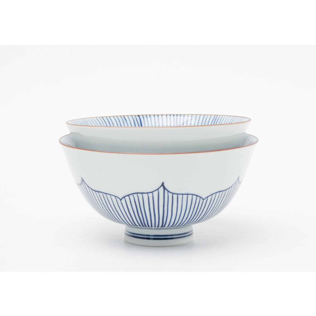 有田焼 花形十草 飯碗(小) 11.5cm Teizan Studio1156
