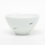 有田焼 メダカ 平仙茶(外青/内赤1匹) 180ml Riso Studio1156