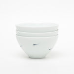 有田焼 メダカ 平仙茶(外青/内赤1匹) 180ml Riso Studio1156