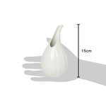 波佐見焼 白 彫 一輪挿し 15cm Korin Studio1156
