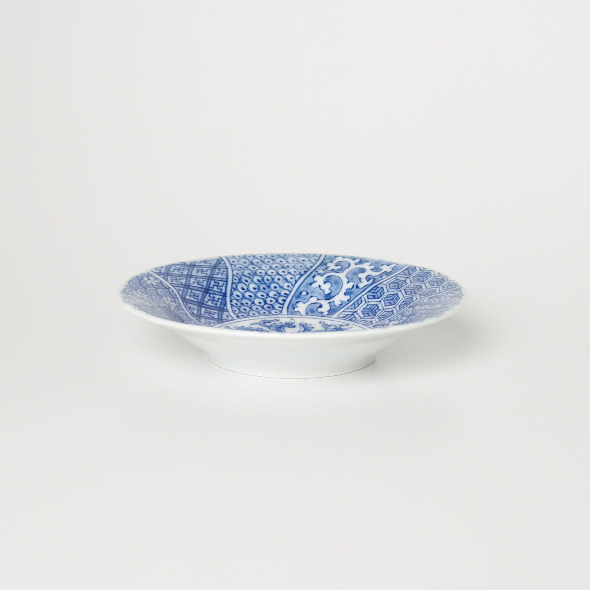 有田焼 染付草花祥瑞 四寸小皿 12cm Kouraku Studio1156