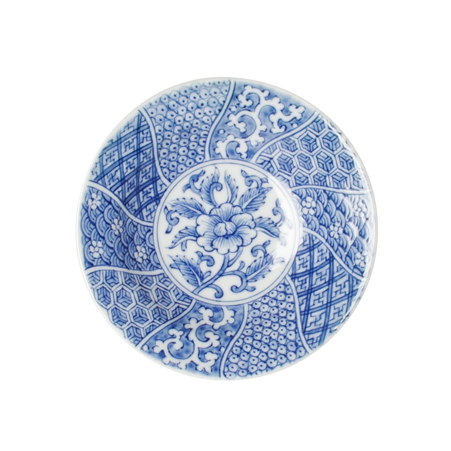 有田焼 染付草花祥瑞 四寸小皿 12cm Kouraku Studio1156