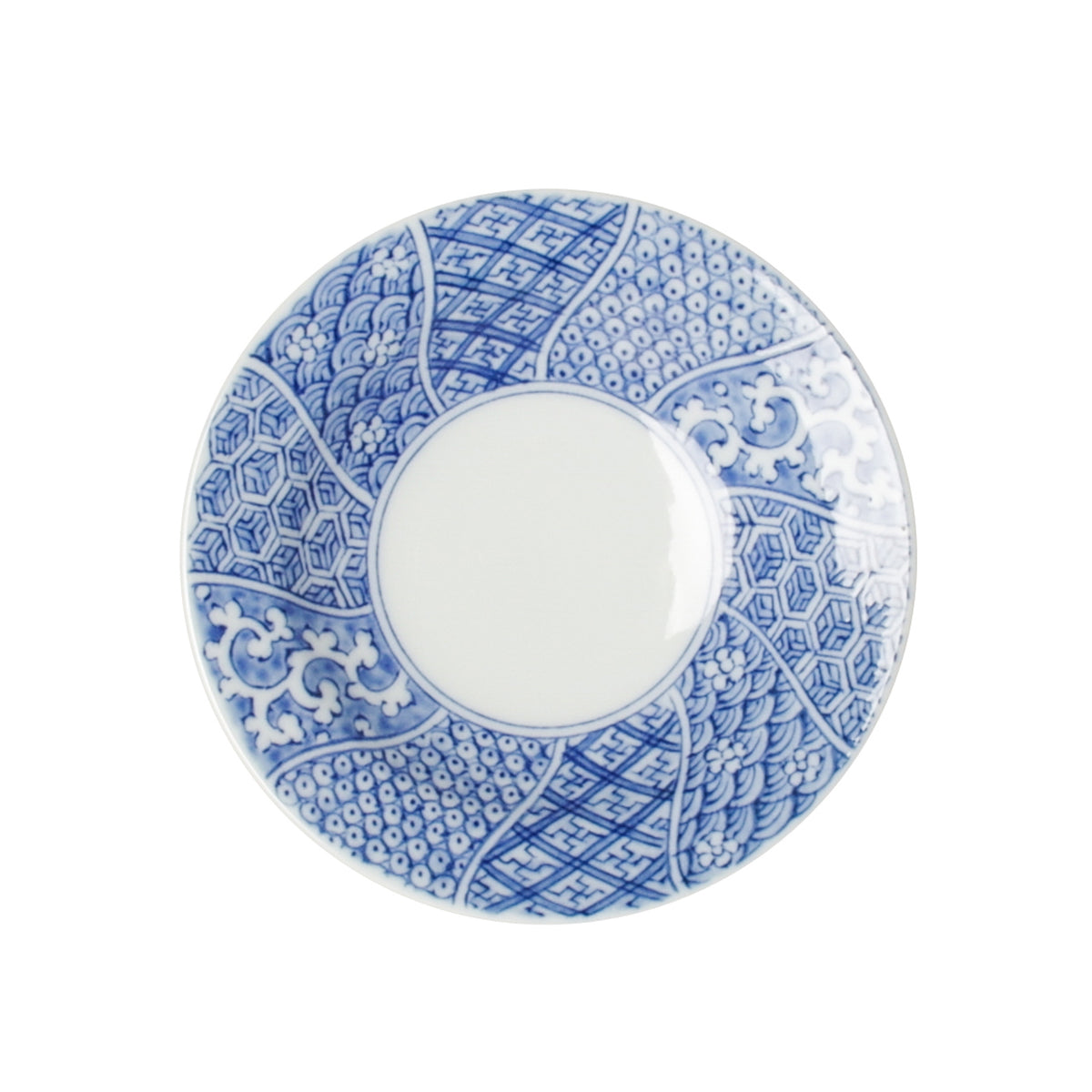 有田焼 染付 内白 四寸小皿 12cm Kouraku Studio1156