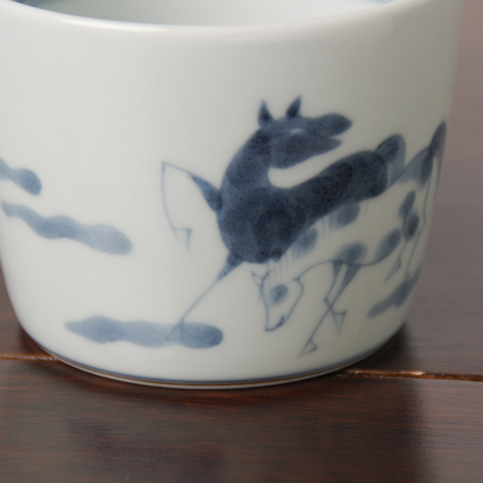 有田焼 馬文 そば猪口(大) 220ml Riso そば猪口 Studio1156
