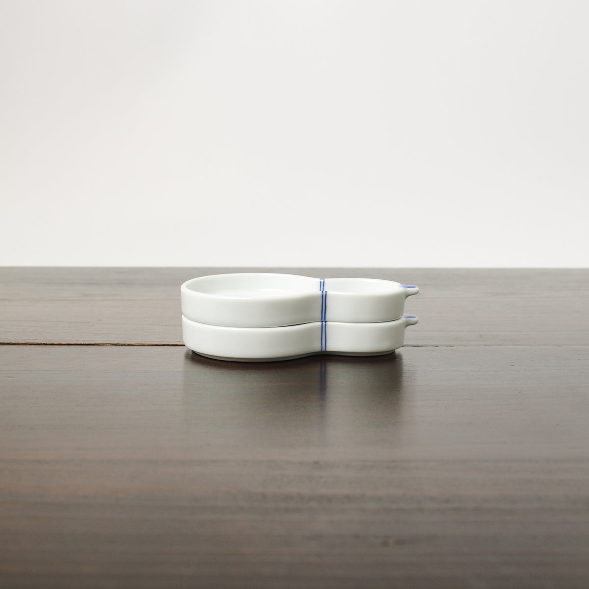 波佐見焼 瓢絵 瓢型小皿(青) 11cm Korin Studio1156