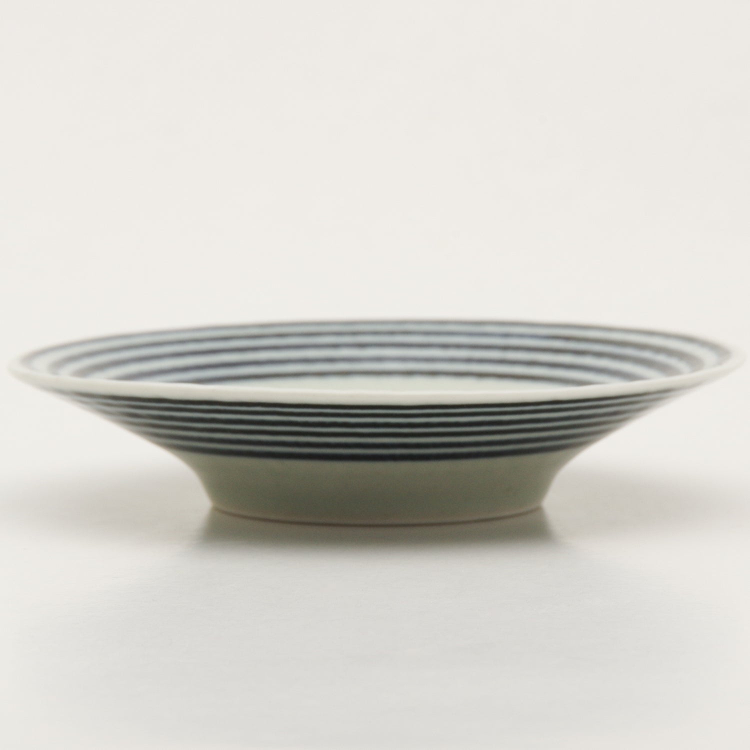 波佐見焼 藍駒 小皿(5本線) 11cm Wazan Studio1156