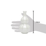 有田焼 面取 ひさご1合徳利(ホワイトラスター) 200ml Seitoen Studio1156