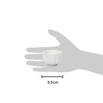 有田焼 面取 ぐい呑(ホワイトラスター) 40ml Seitoen Studio1156