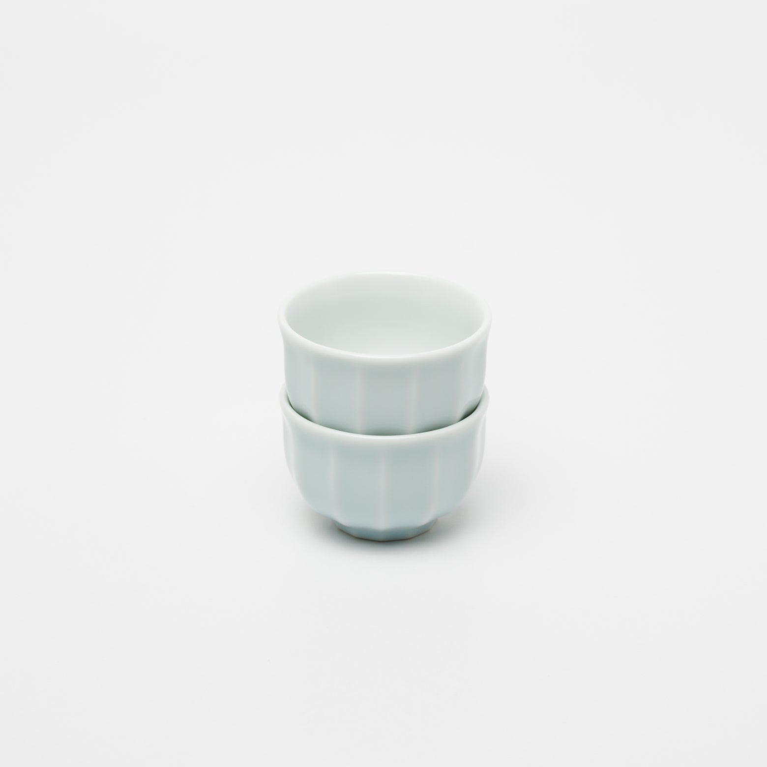 有田焼 面取 ぐい呑(青白) 40ml Seitoen ぐい呑み・お猪口 Studio1156