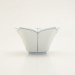 波佐見焼 桔梗筋 桔梗型反小鉢(青) 12.5cm Korin Studio1156