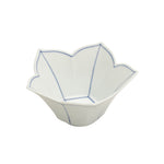 波佐見焼 桔梗筋 桔梗型反小鉢(青) 12.5cm Korin Studio1156