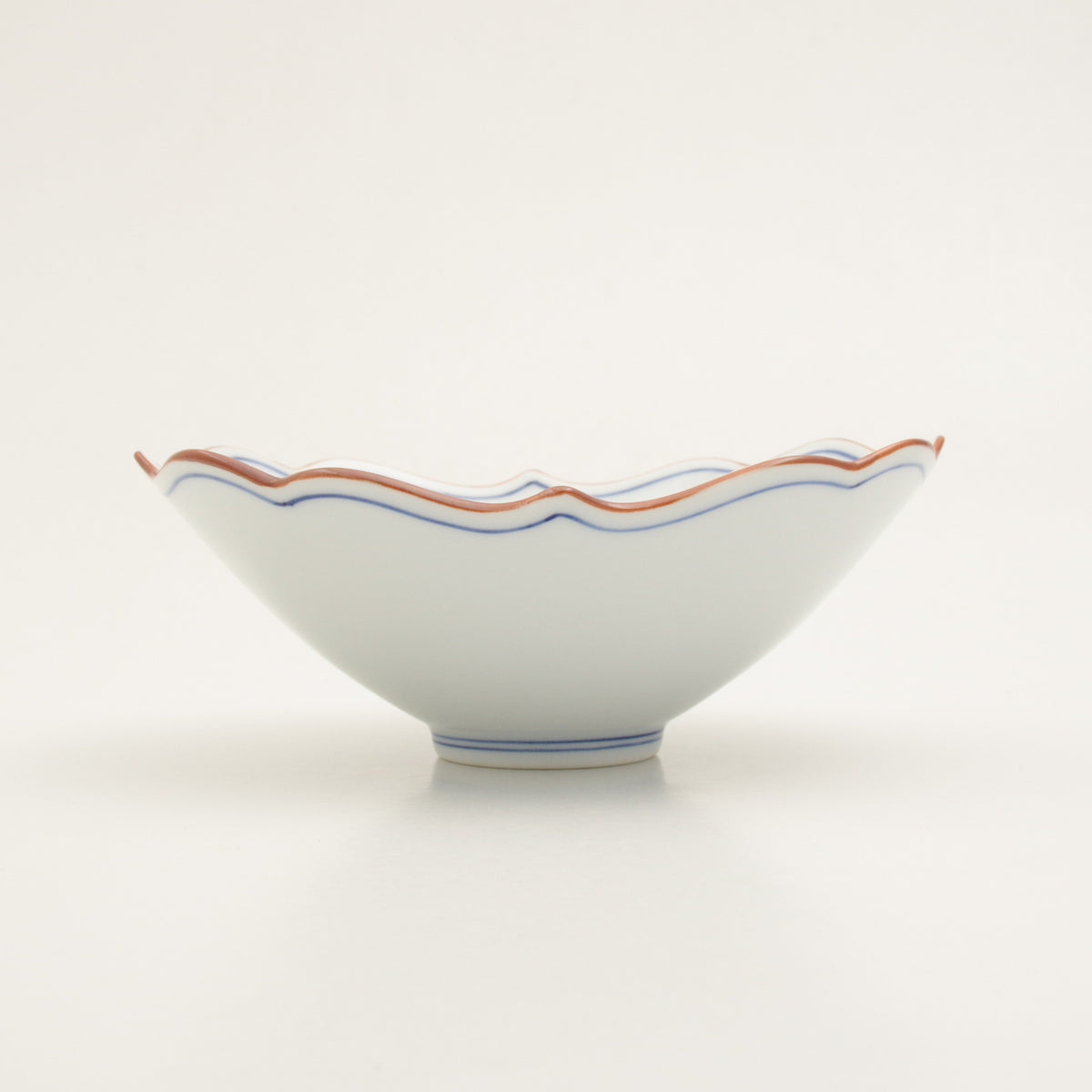 波佐見焼 渕錆 桔梗長角中鉢(青) 14cm Korin Studio1156