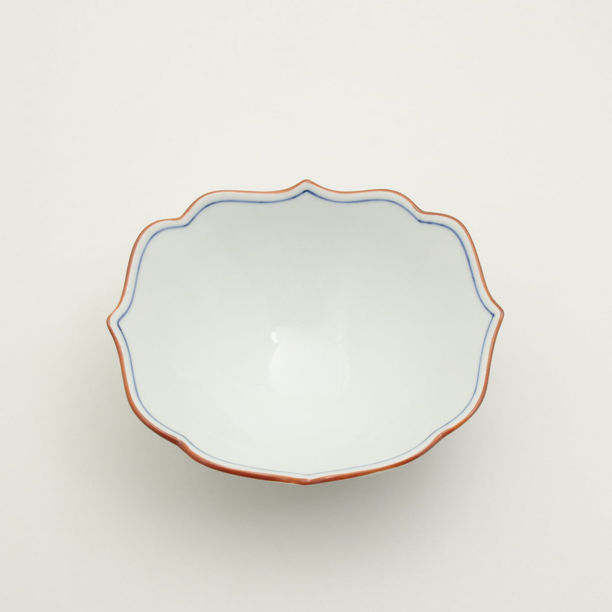 波佐見焼 渕錆 桔梗長角中鉢(青) 14cm Korin Studio1156