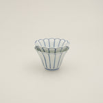 有田焼 染付 薄渕 菊割小鉢(小/青) 8.5cm Ojiyama Studio1156