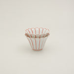 有田焼 薄渕 菊割小鉢(小/赤) 8.5cm Ojiyama Studio1156