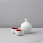 有田焼 外刷毛内赤 酒器揃(徳利と盃) ARITA PORCELAIN LAB Studio1156