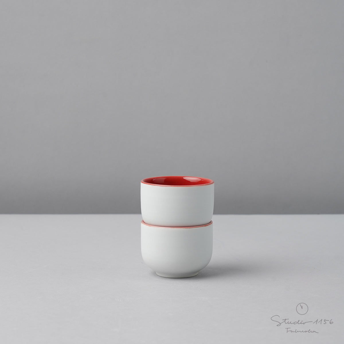 有田焼 外刷毛内赤 酒器揃(徳利と盃) ARITA PORCELAIN LAB Studio1156