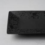 有田焼 黒マット 七寸長角皿 22.5cm Fukuju Studio1156